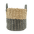 Round Woven Baskets Set of Three (3) - (BSH3005)