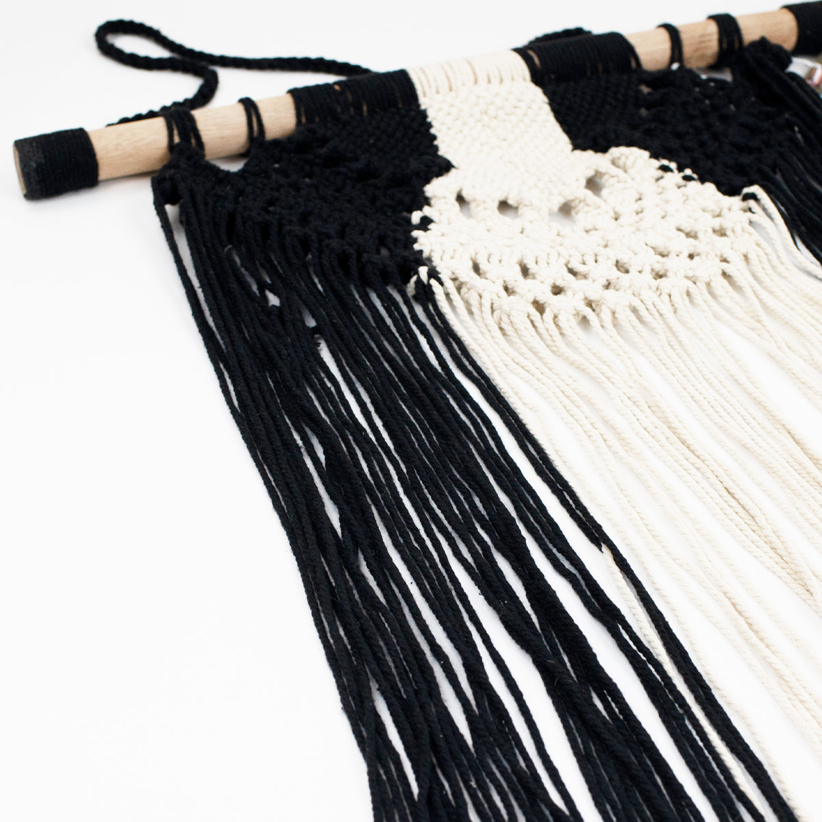 Macramé Wall Hanging with fringe - (BSH3023)