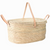 Artisan Oval Basket W/ Double Handles And Lid (Bsh5013)